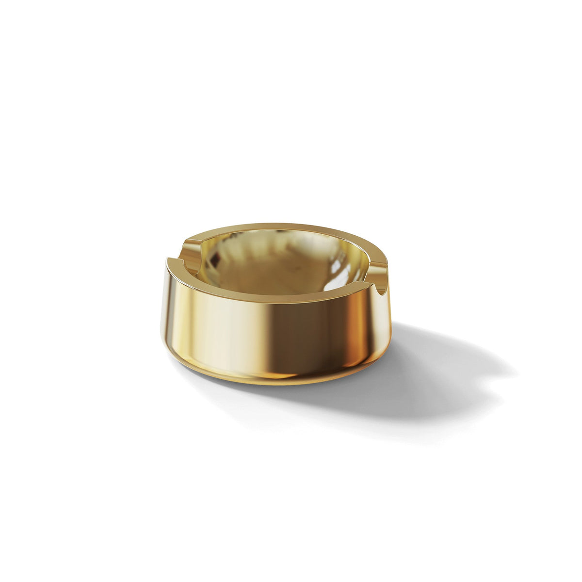 Vessel Ember solid brass ashtray