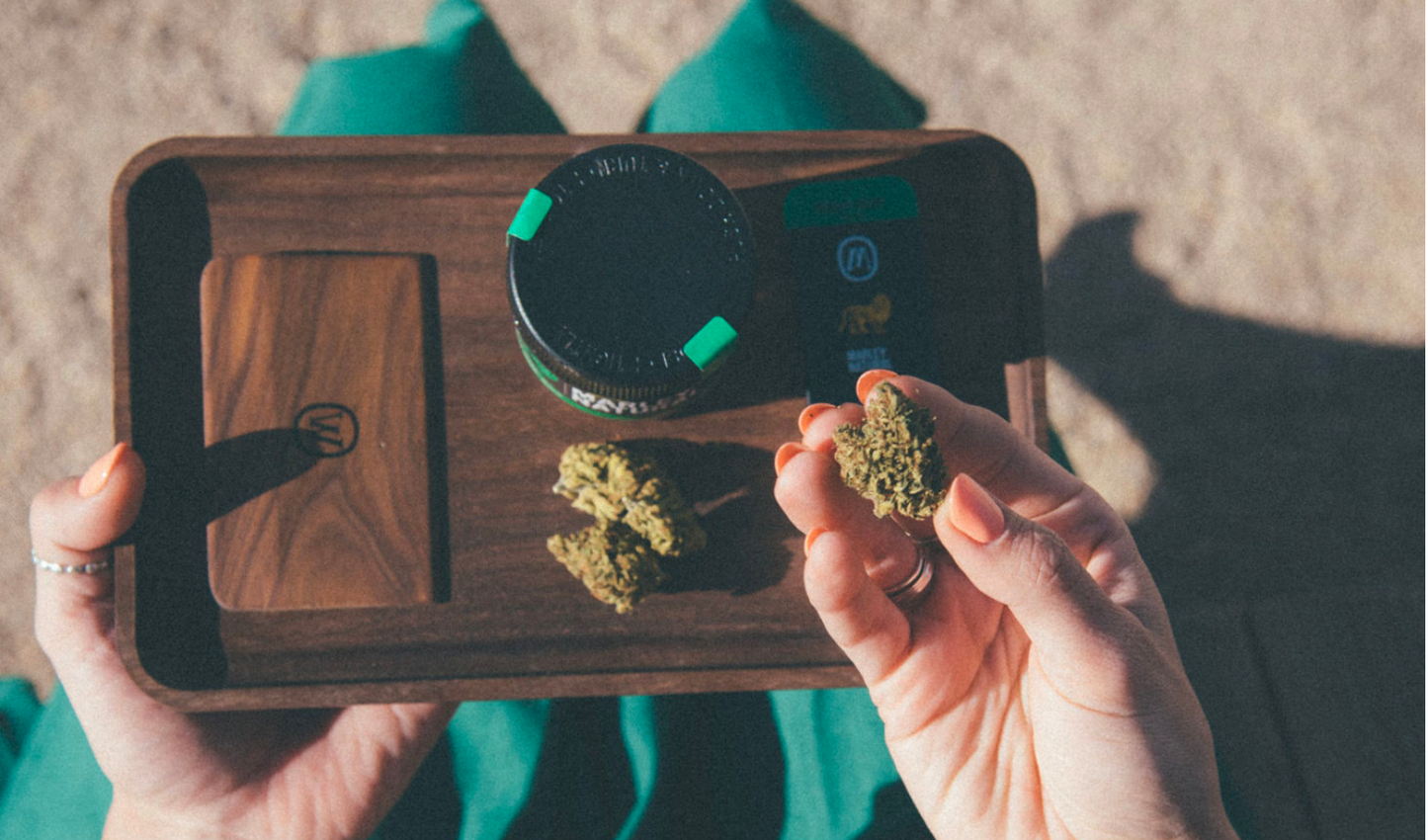 Black Walnut Rolling Tray