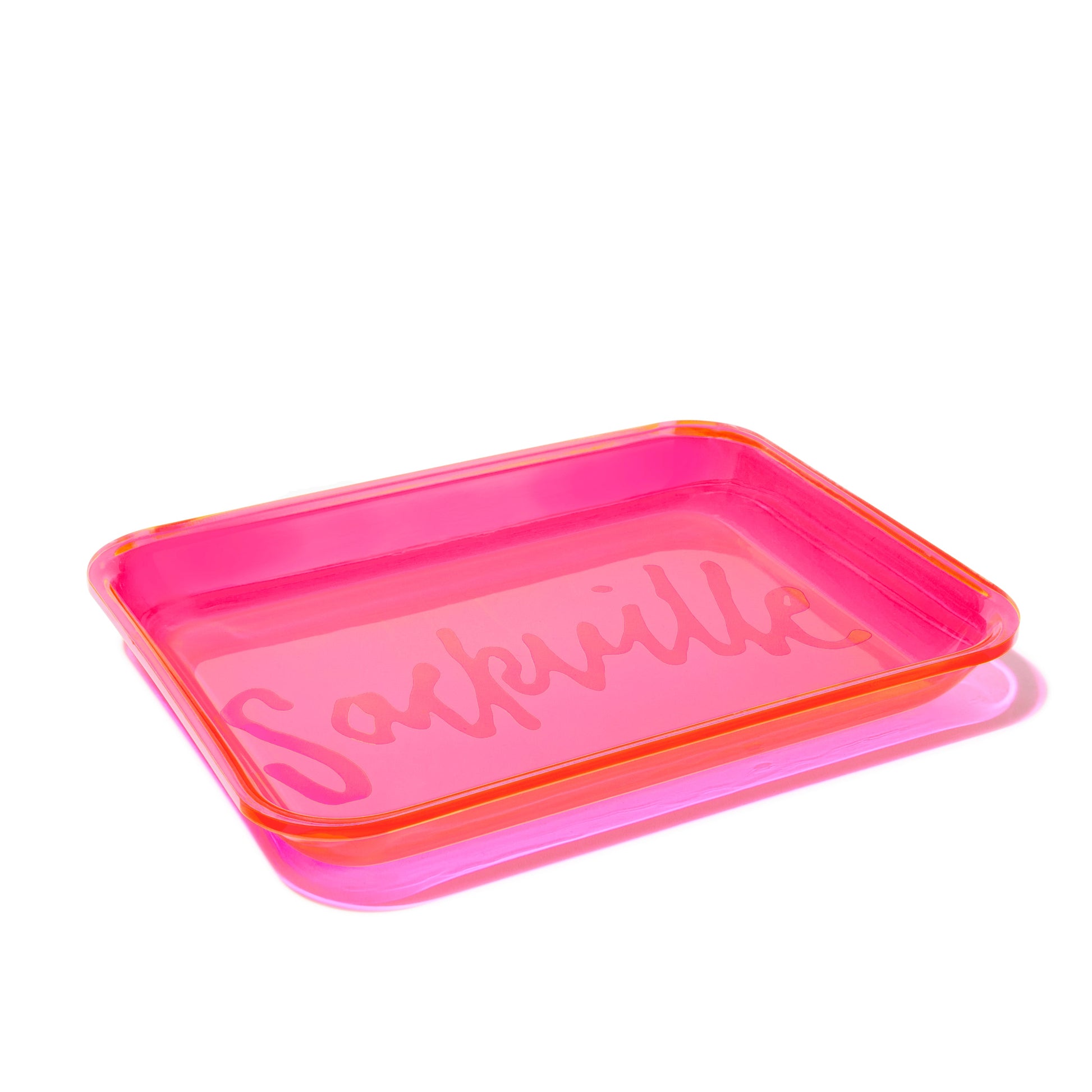 PINK GELLY ROLLING TRAY - Sackville & Co.