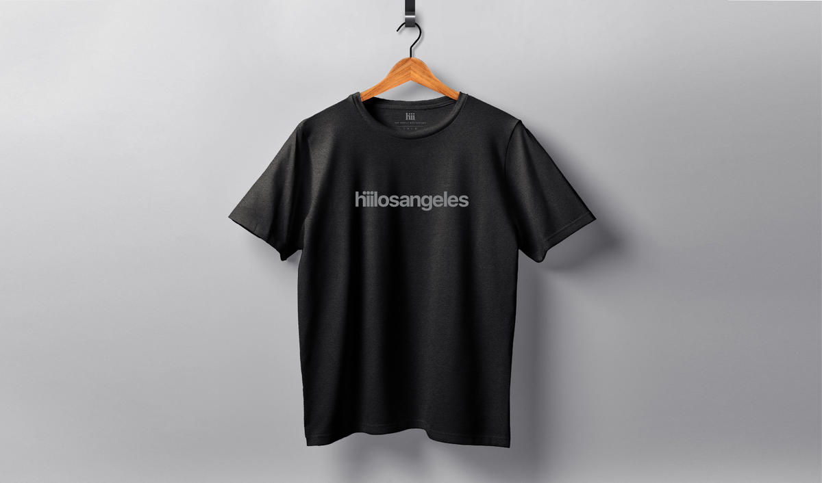 Hiii black tee by Weedland