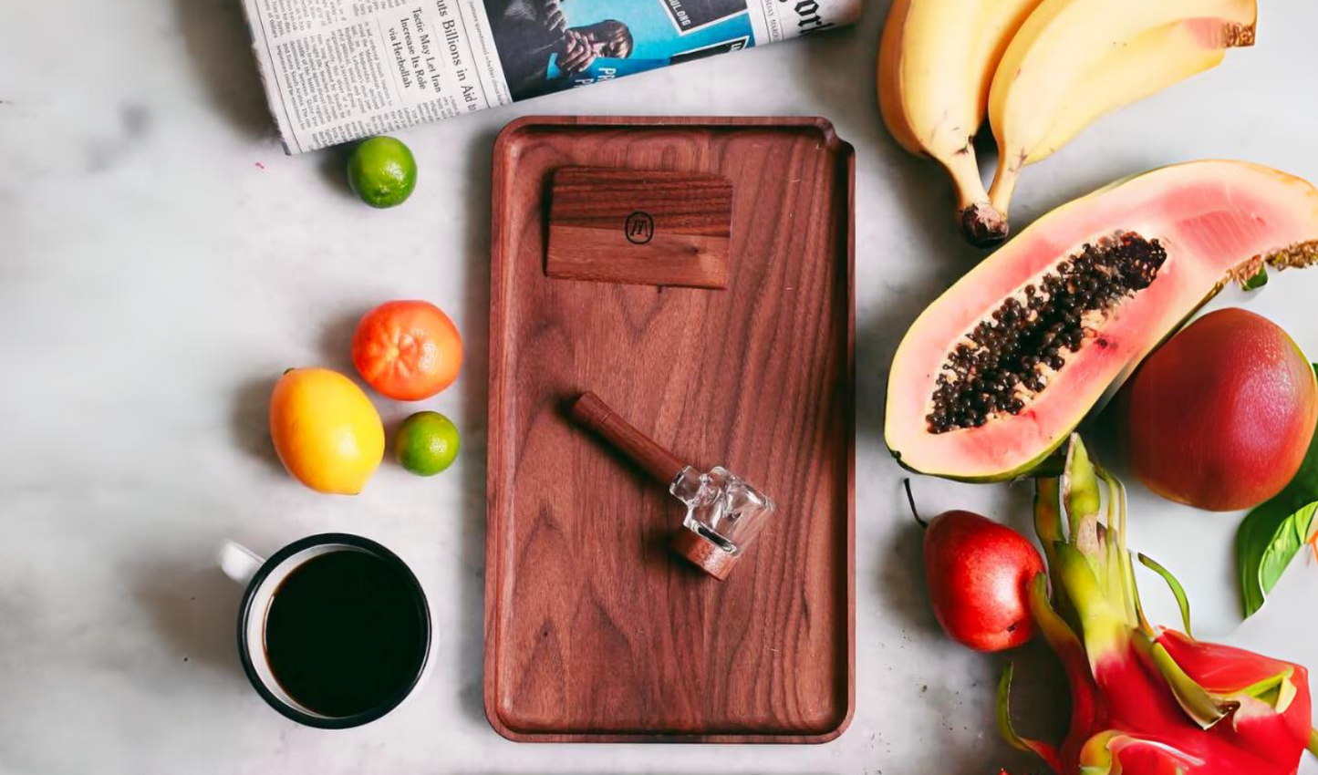 Black Walnut Rolling Tray