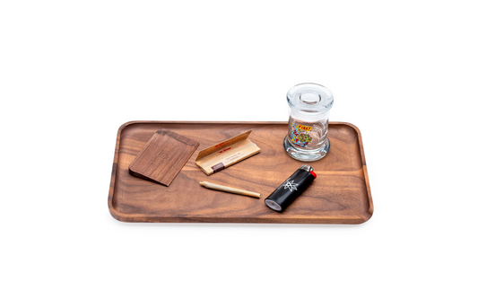 Black Walnut Rolling Tray