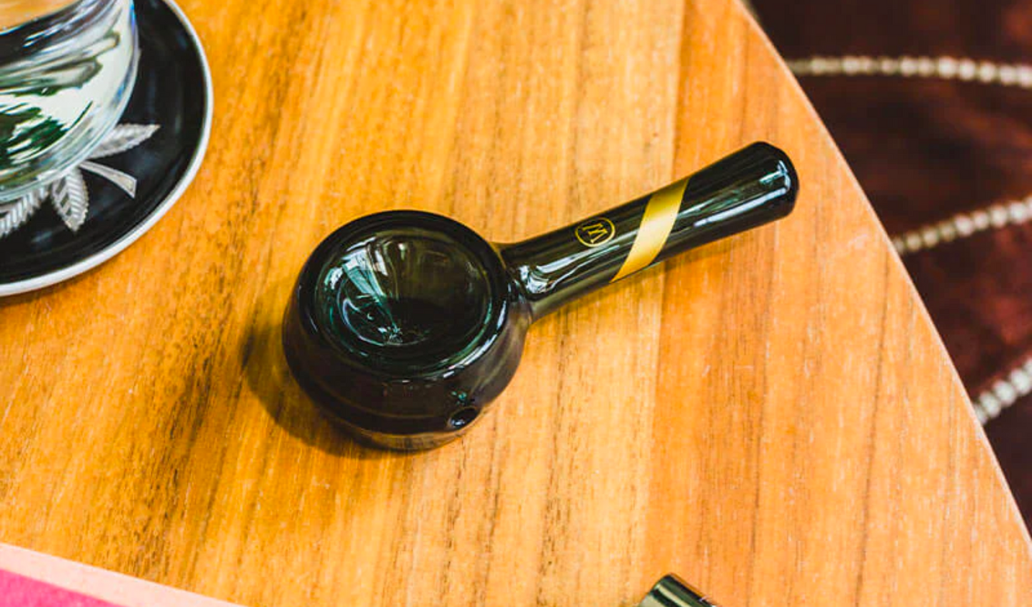 Smoked Glass Spoon Pipe