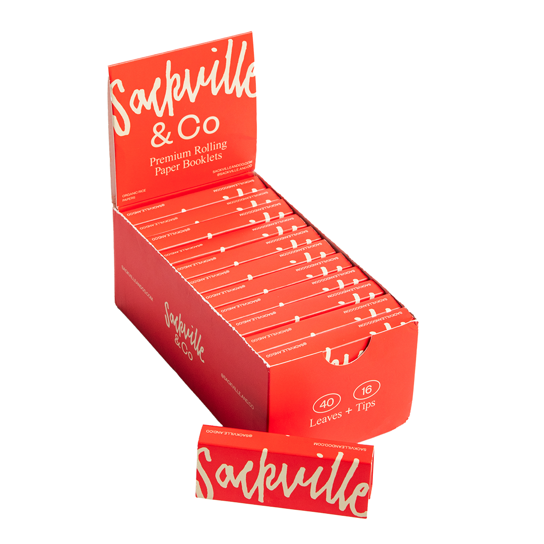 Cherry Red Rolling Papers - 24 Case