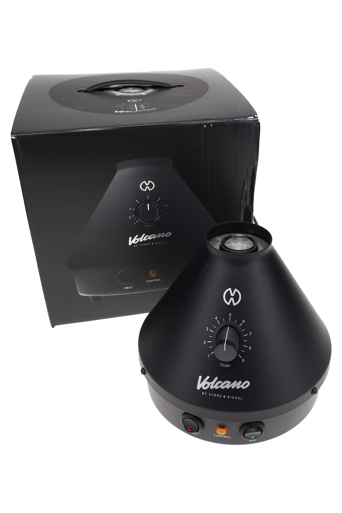 Storz & Bickel Volcano Classic Vaporizer – Onyx Black, Silver & Black