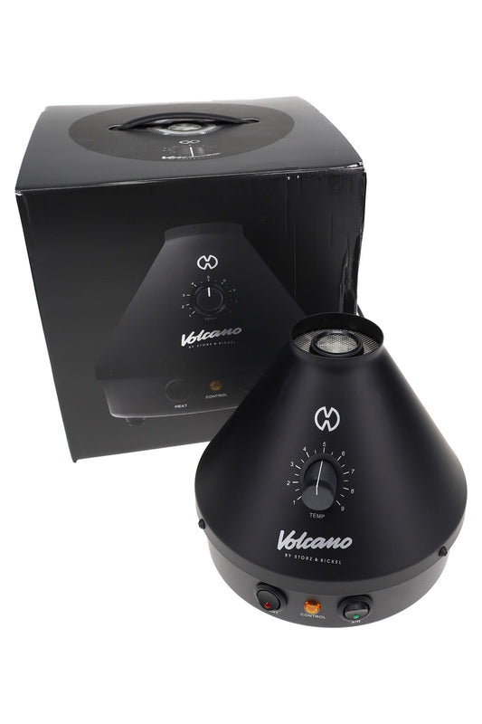 Storz & Bickel Volcano Classic Vaporizer – Onyx Black, Silver & Black