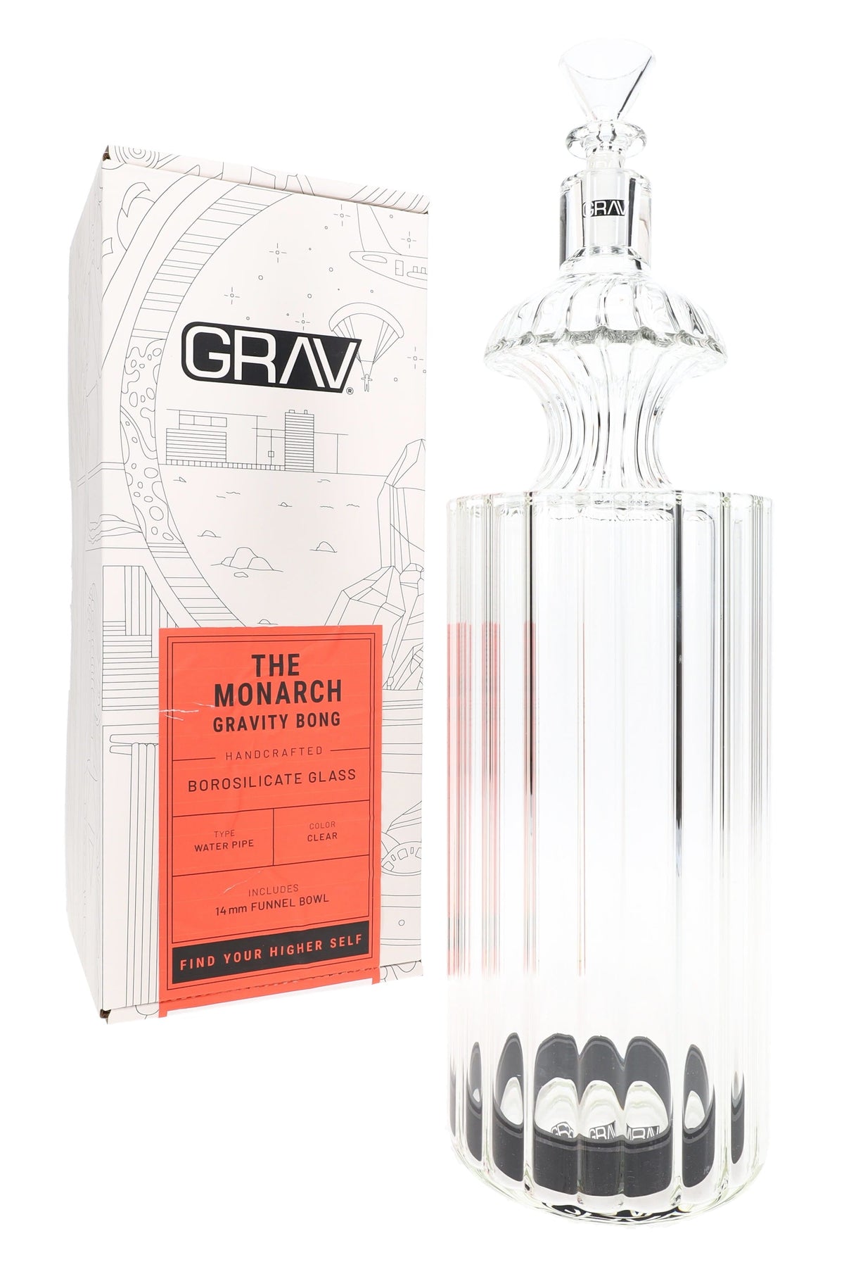 GRAV Monarch Glass Gravity Bong