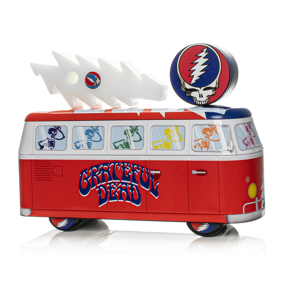 Grateful Dead x GEAR Lightning Bolt glass pipe set