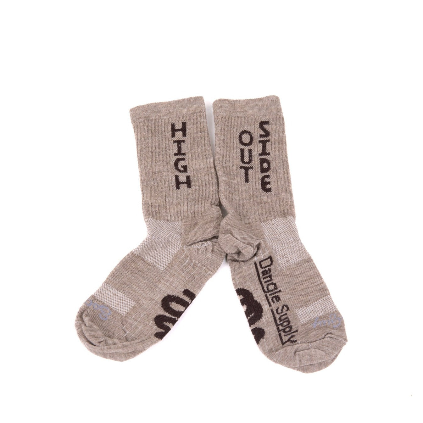 Dangle Supply High Outside Socks - Oatmeal